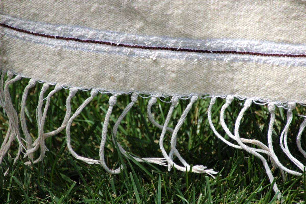 1960s Vintage Authentic Moroccan Wedding Blanket Throw with Sequins