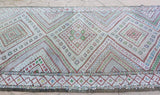 1960s Vintage Zemmour Moroccan Berber Rug Runner