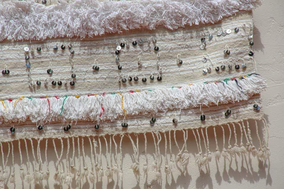 Vintage Ethnic Moroccan Wedding Berber Shawl
