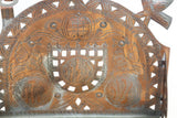 Moroccan Copper Hanukkah Lamp Judaica Menorah