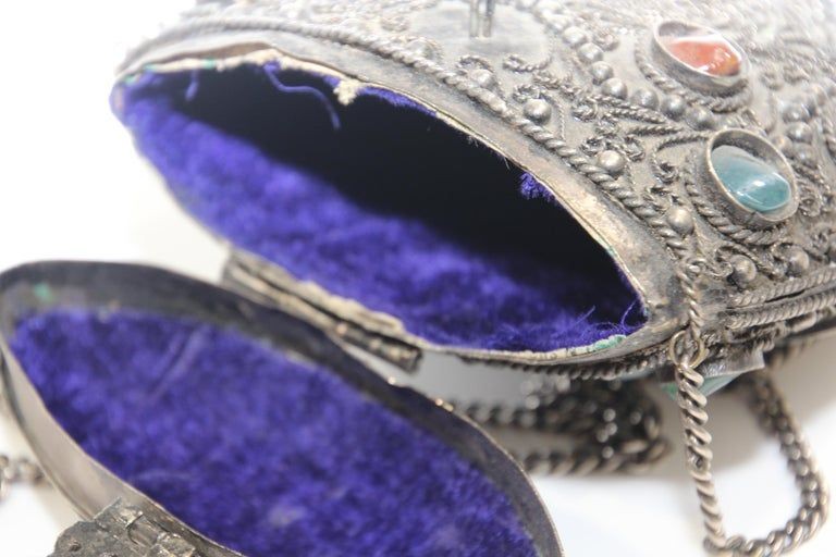 Sajai metal cheap purse