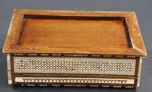 Moorish Handcrafted Middle Eastern Mosaic Inlaid Decorative Box