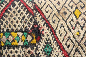 Vintage Moroccan Throw Pillow