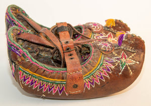 Antique Pair of Charogh Ethnic Shoes from Turkey