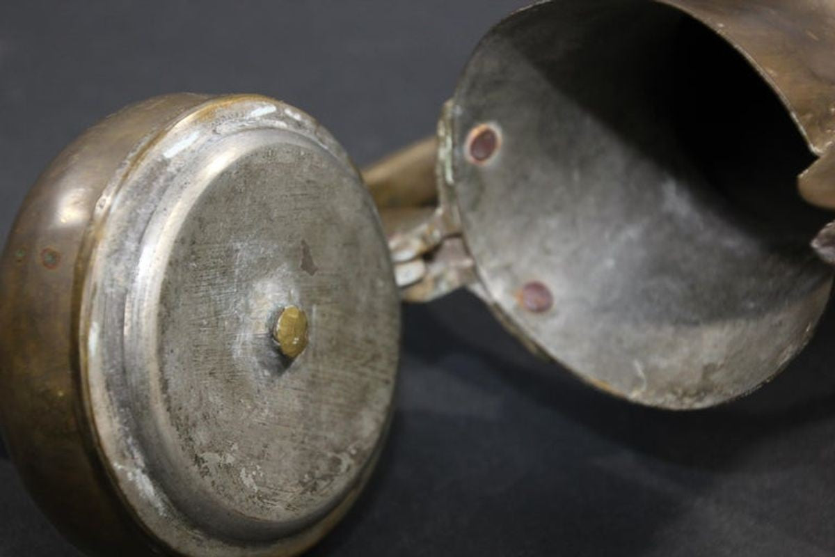 Middle Eastern Moorish Dallah Arabic Brass Coffee Pot