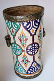 Handcrafted Moorish Ceramic Planters with Handles
