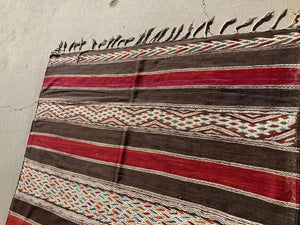 Moroccan Vintage Tribal Kilim Rug Textile North Africa