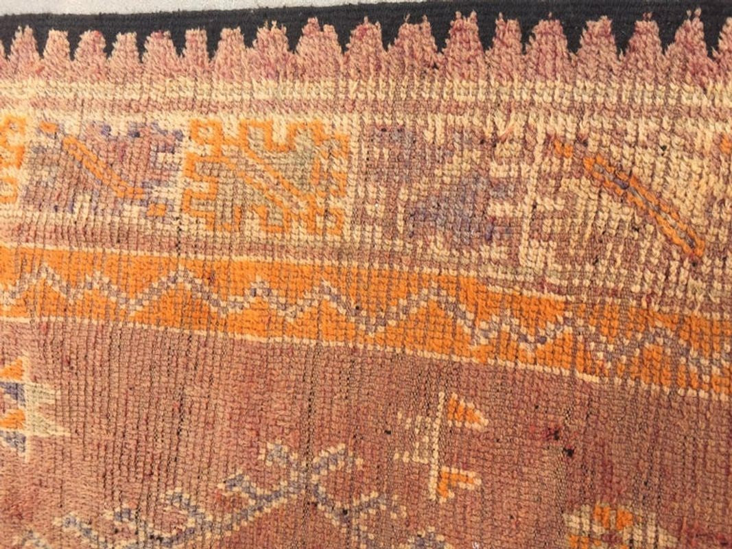 1940s Vintage Moroccan Berber Rug
