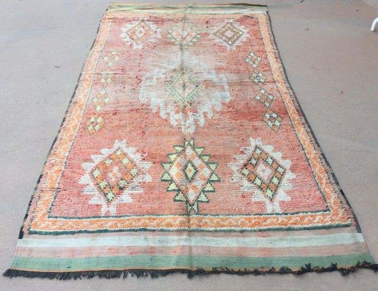 Moroccan Vintage Tribal Rug, circa 1960