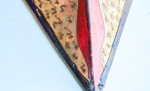 Hand-Painted Parchment Moroccan Art Wall Sconce