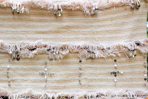 Tribal Moroccan Handcrafted Wedding Blanket Throw with Sequins 8