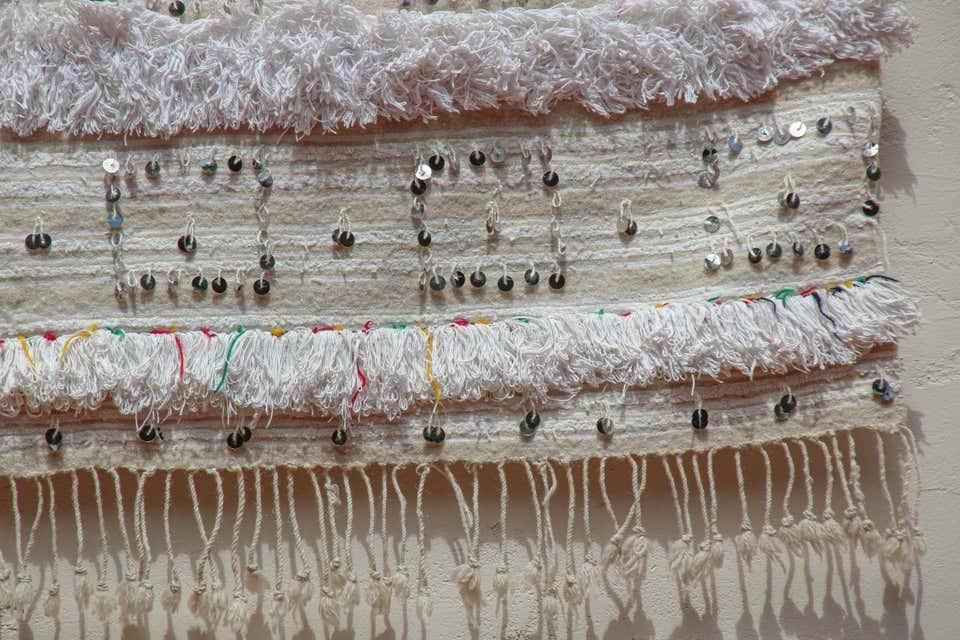 Vintage Ethnic Moroccan Wedding Berber Shawl