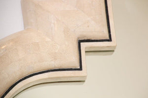 Moroccan Moorish Mirror Tessellated Stone by Maitland Smith.