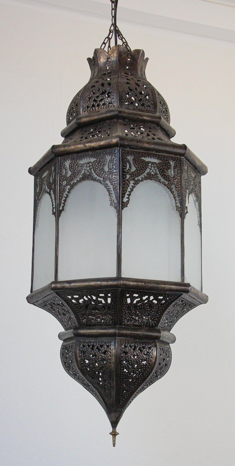 Moroccan metal lantern hot sale