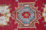 1960s Moroccan Vintage Hand-Woven Berber Rug