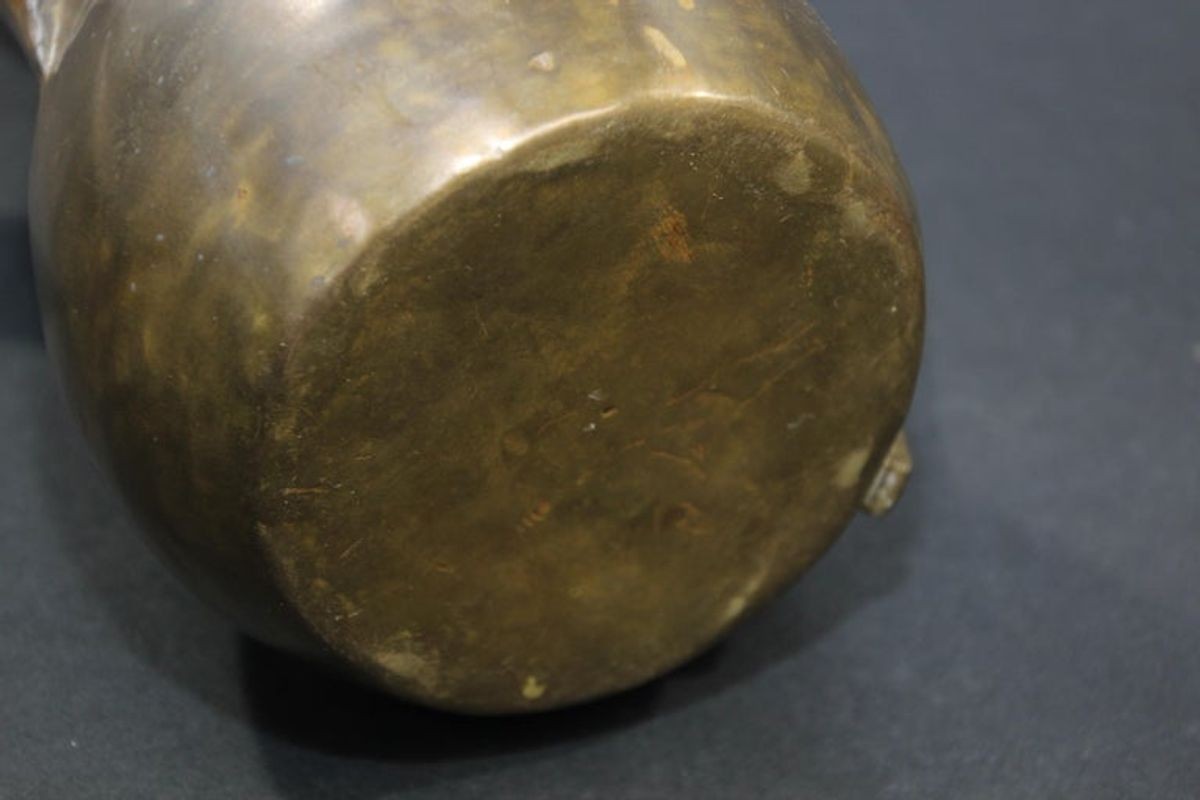 Middle Eastern Moorish Dallah Arabic Brass Coffee Pot
