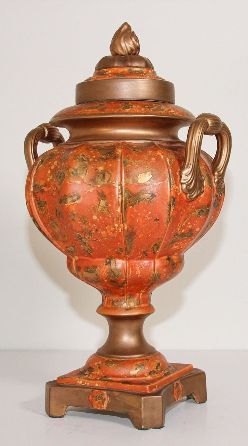 Porcelain Samovar, Tea or Coffee Urn Handmade in Italy