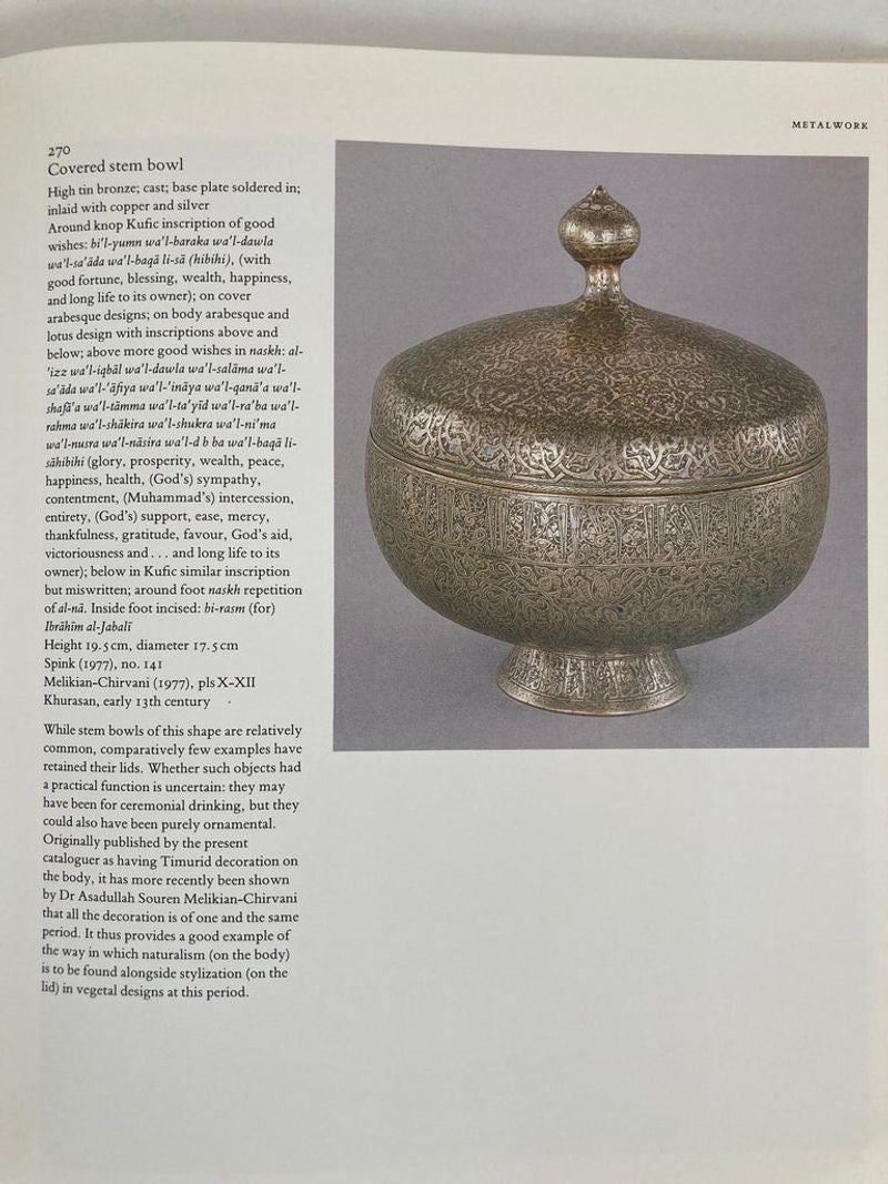 Treasures of Islam Collectible Art Book by Toby Folk 1985