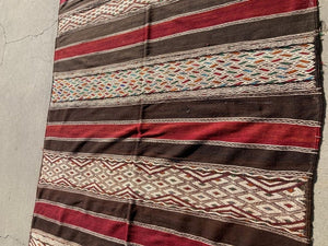 Moroccan Vintage Tribal Kilim Rug Textile North Africa