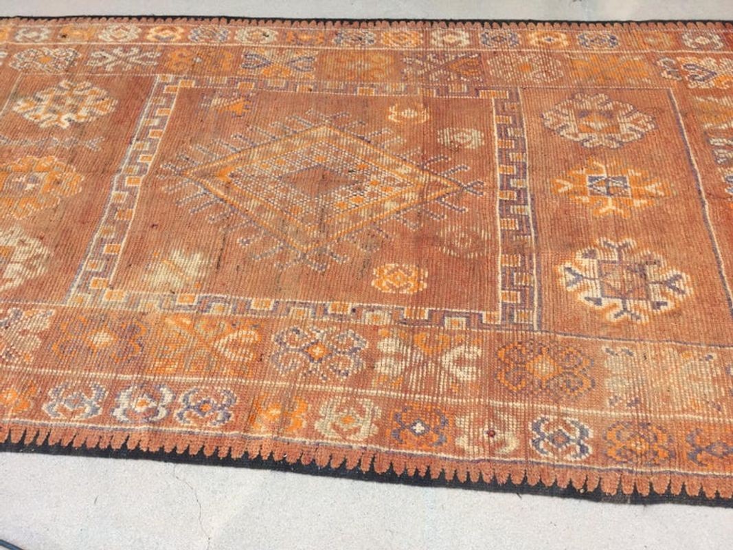 Vintage Moroccan Berber Rug, circa 1960