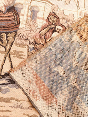 Large Tapestry with an 19th Century Orientalist Scene and Moorish Architecture