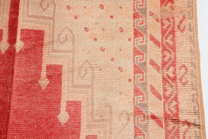Vintage Moroccan Berber Tribal Rug, Handwoven Wool & Goat Hair, 1960s