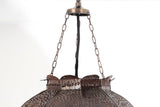 Handcrafted Moroccan Metal Orb Pendant, North Africa