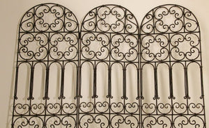 Hand Forged Iron Moorish Folding Screen