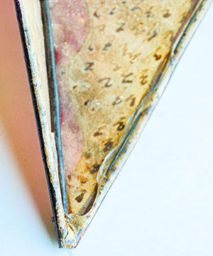 Hand-Painted Parchment Moroccan Art Wall Sconce