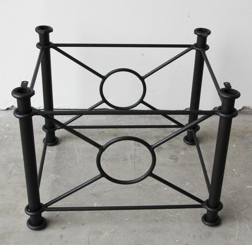 Moroccan Fez Mosaic Tile Coffee Table in Black and White