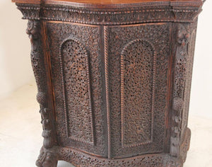 Antique Anglo Indian Mughal Sideboard or Dry Bar Cabinet