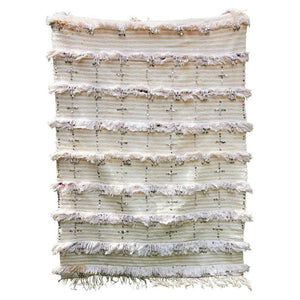 Tribal Moroccan Handcrafted Wedding Blanket Throw with Sequins 8