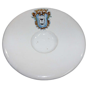 Vintage Talavera Large Stoneware White Bowl Spain