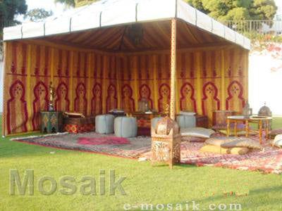 Moroccan Traditional Caidale Tent 13ft x 13ft