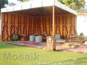 Moroccan Traditional Caidale Tent 13ft x 13ft