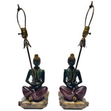 Pair of Midcentury Moorish Table Lamps