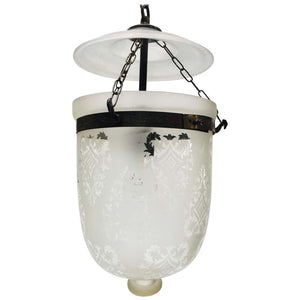 Clear Glass Bell Jar Hall Lantern