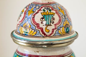 Moroccan Moorish Ceramic Table Lamp with Spanish Granada Design