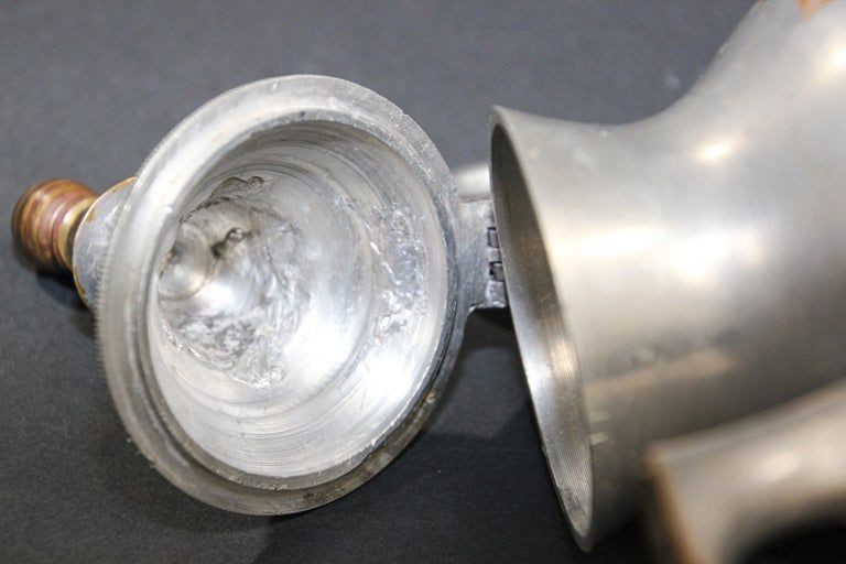 Tuareg African Pewter Tea Pot from Mauritania