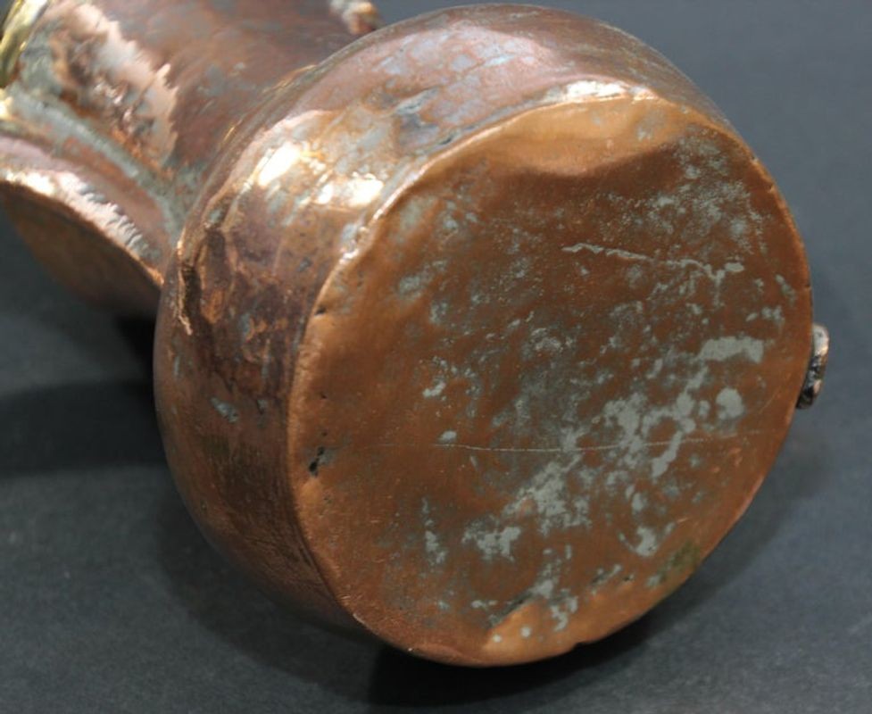 Middle Eastern Arabian Tinned Copper Dallah