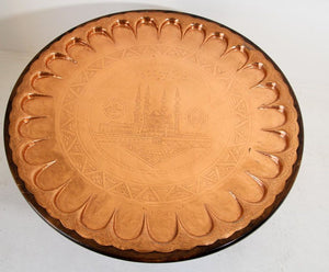 Moorish Turkish Copper Tray Table