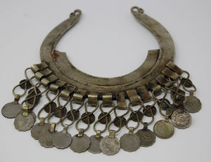 Moroccan Tribal Silver Jewelry Choker