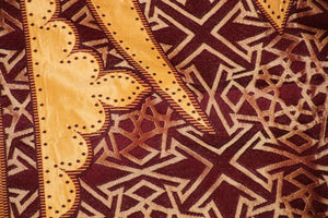 Moroccan Wall Hanging Hiti with Moorish Arches Red and Gold