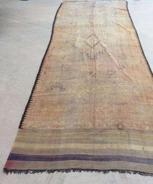 1960s Moroccan Vintage Berber Tribal Rug