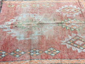 Moroccan Vintage Tribal Rug, circa 1960