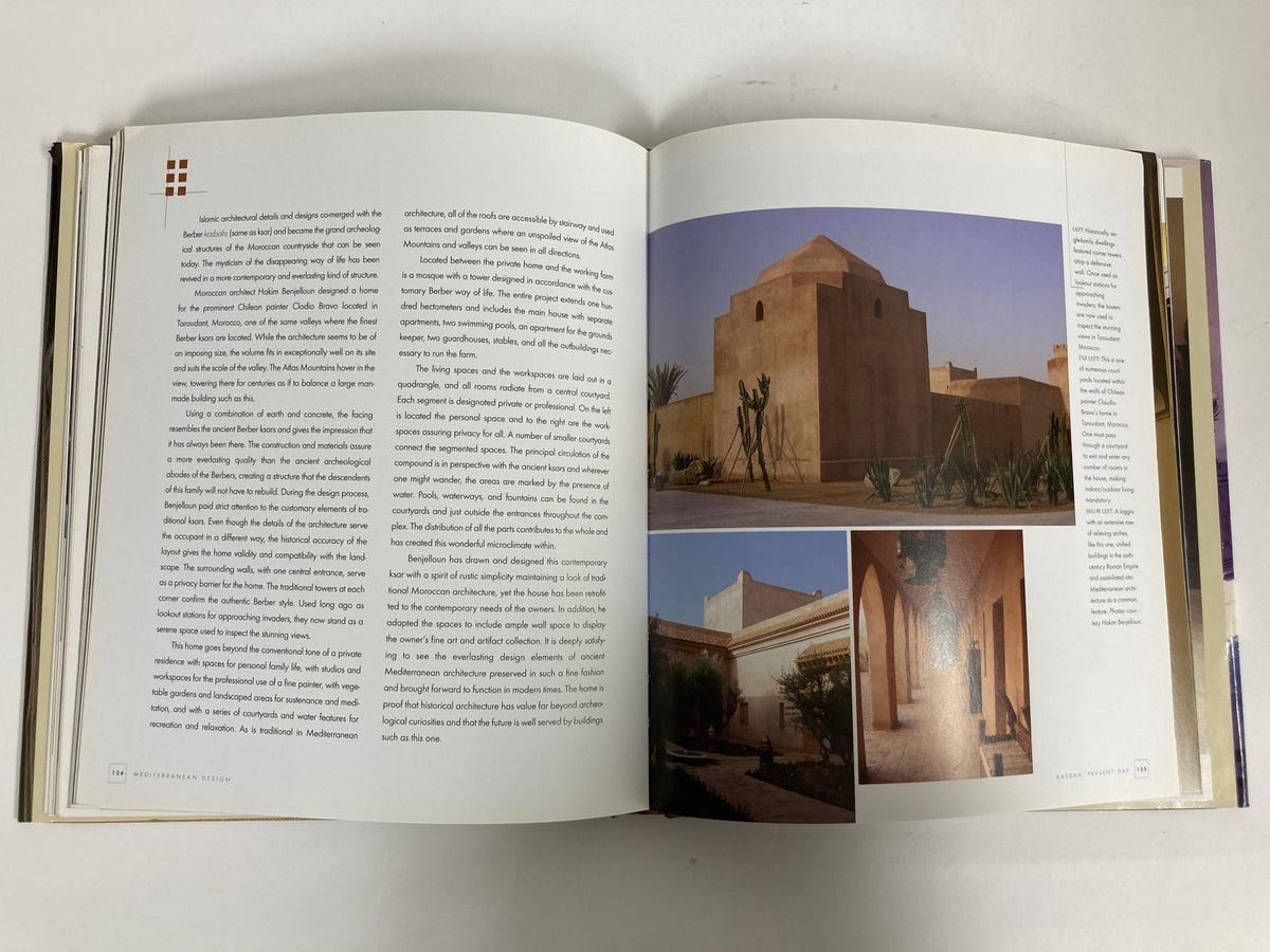 Mediterranean Design Book by Mary Whitesides 1st Edition, 2006