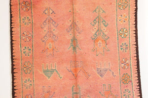 1960s Vintage Authentic Moroccan Berber Rug
