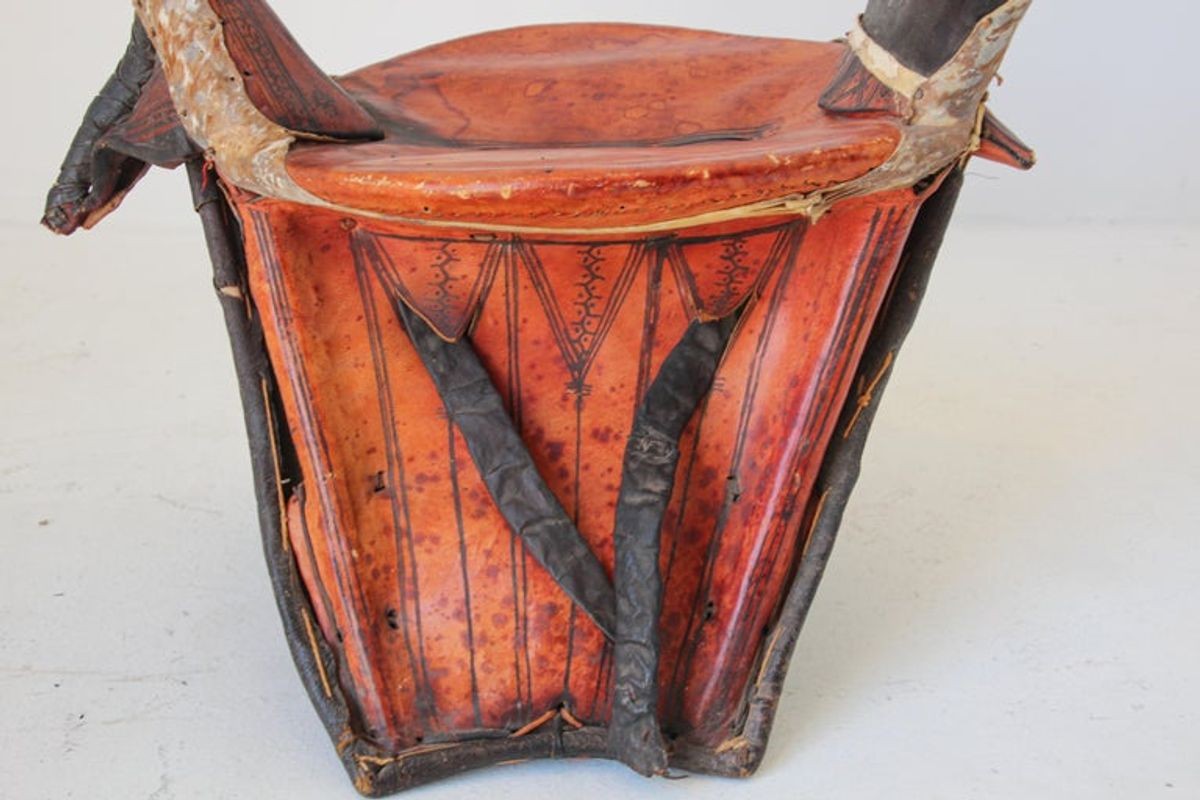Tuareg Leather Camel Saddle from Niger Agadez Africa