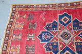 1960s Moroccan Vintage Hand-Woven Berber Rug