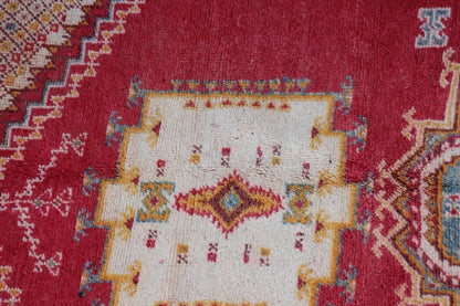 Vintage Moroccan Berber Rug by Weaver Tribes, Hand-Woven Wool, 1960
